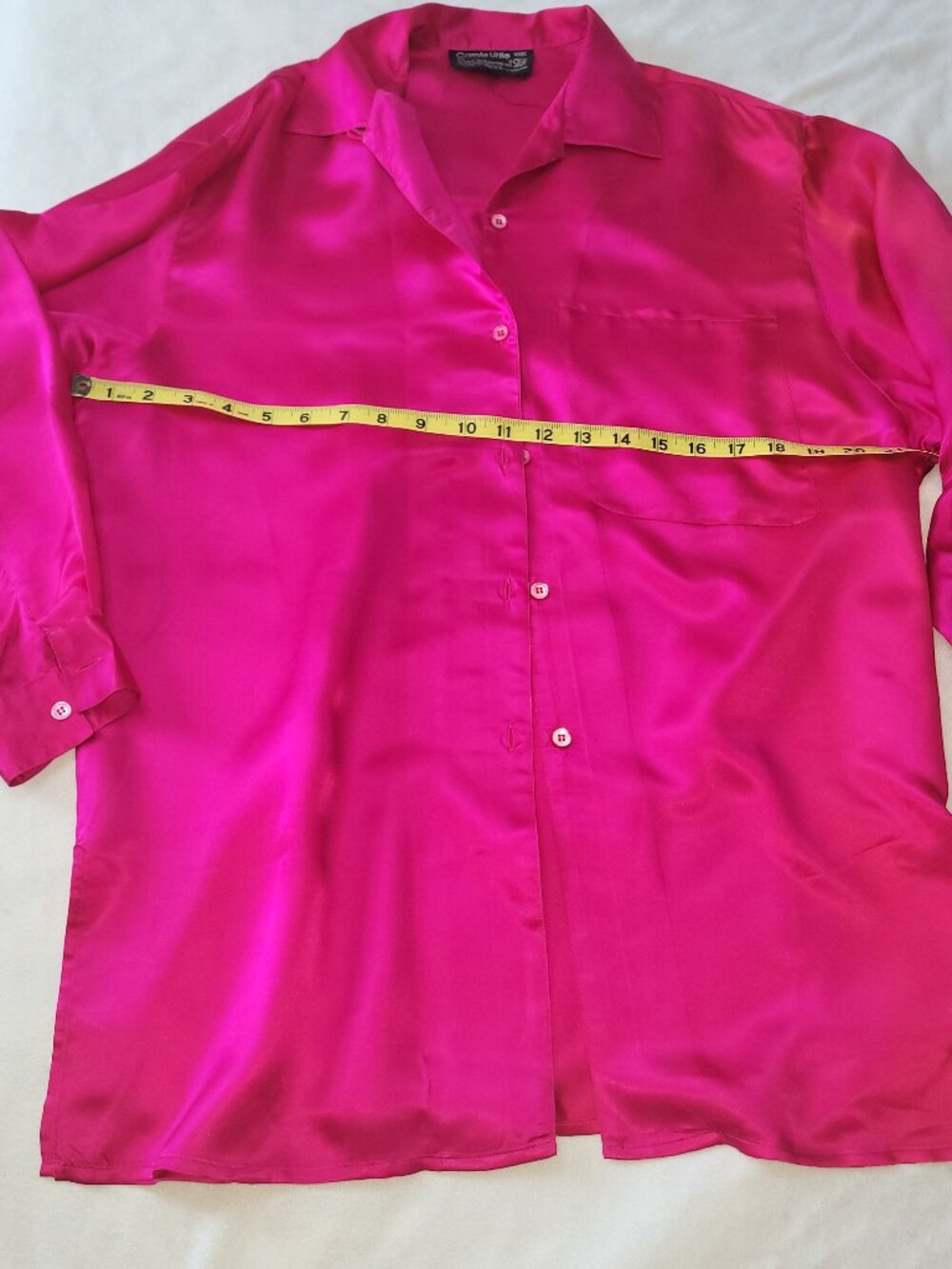 100% Silk Set Raspberry Colored Jacket & Pants with Violet Shell- Size 8 &6 - Picture 3 of 14